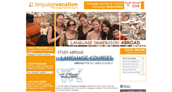 Desktop Screenshot of languagevacation.com